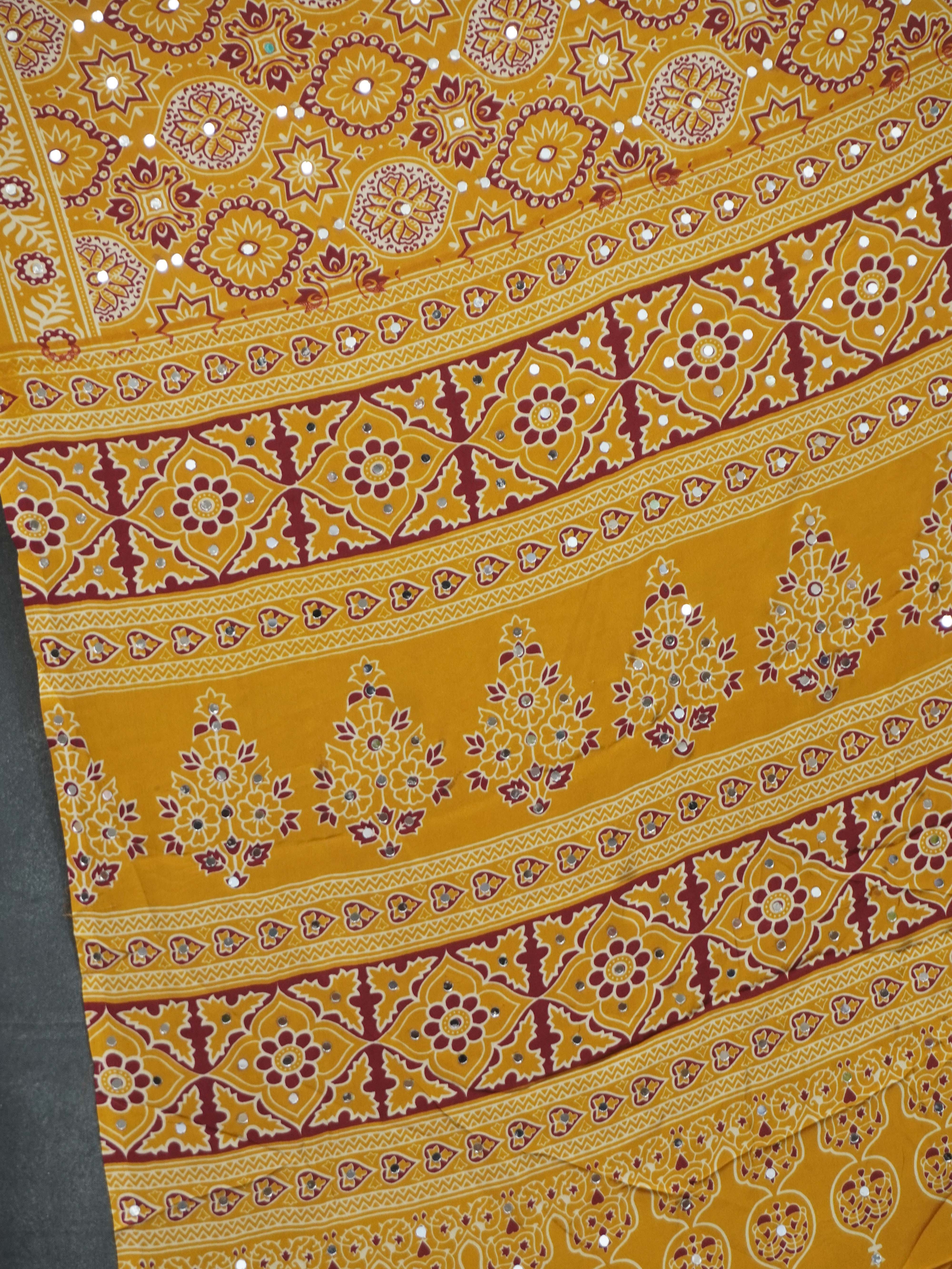 Modal Silk Saree With Mirror Work | TTDS3164