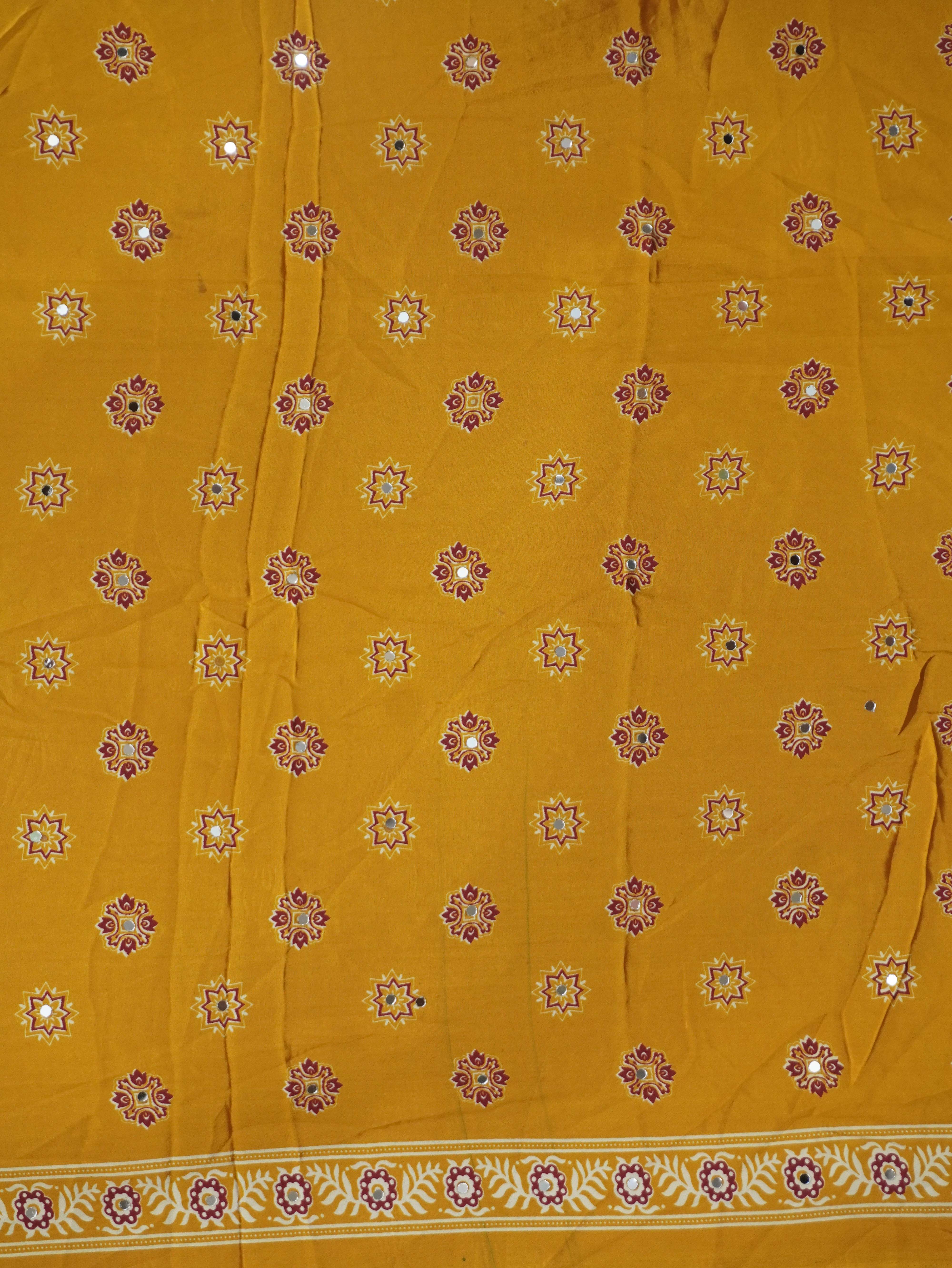 Modal Silk Saree With Mirror Work | TTDS3164