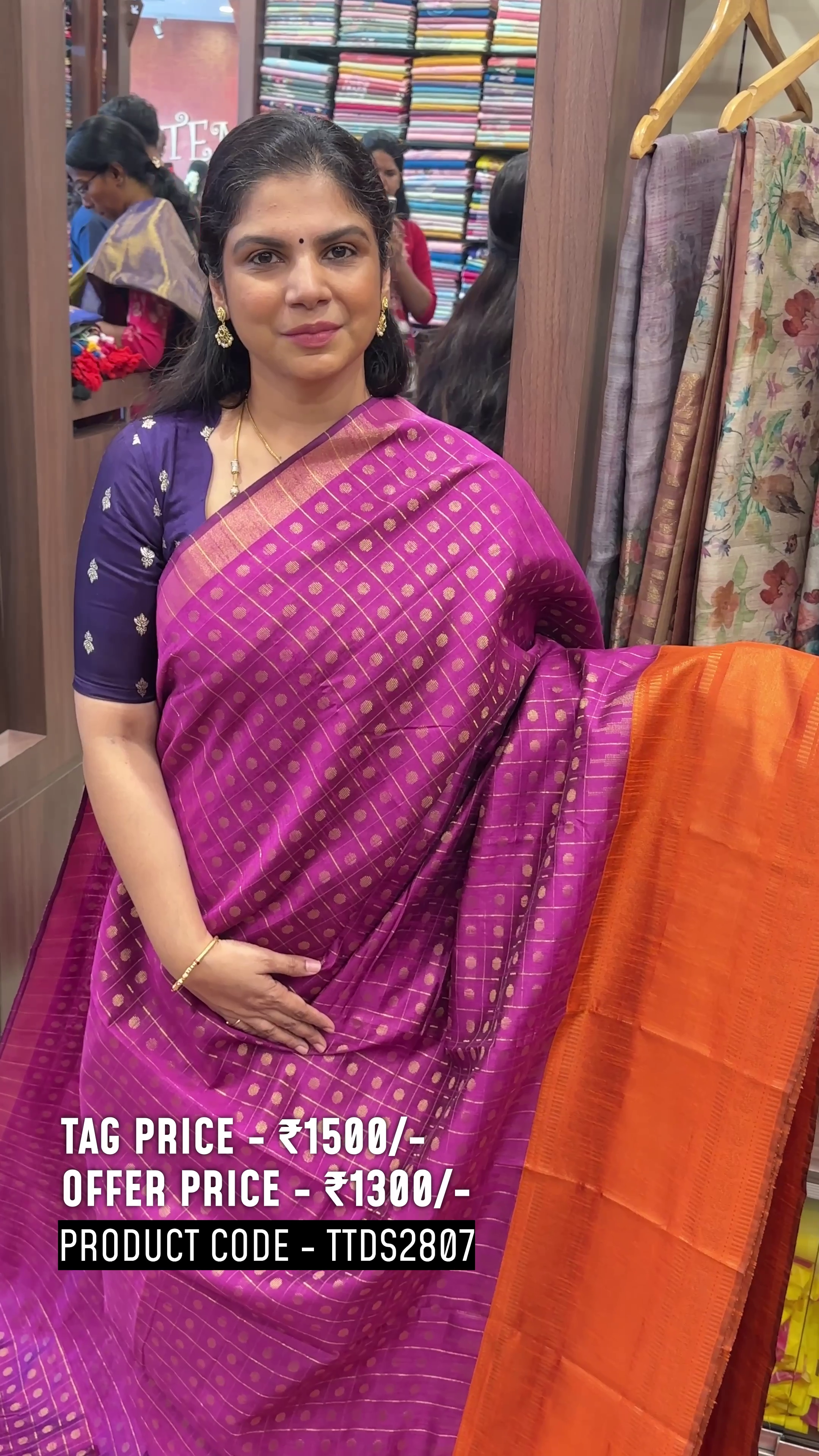 Chappa Silk Saree | TTDS2807 | PRE BOOKING