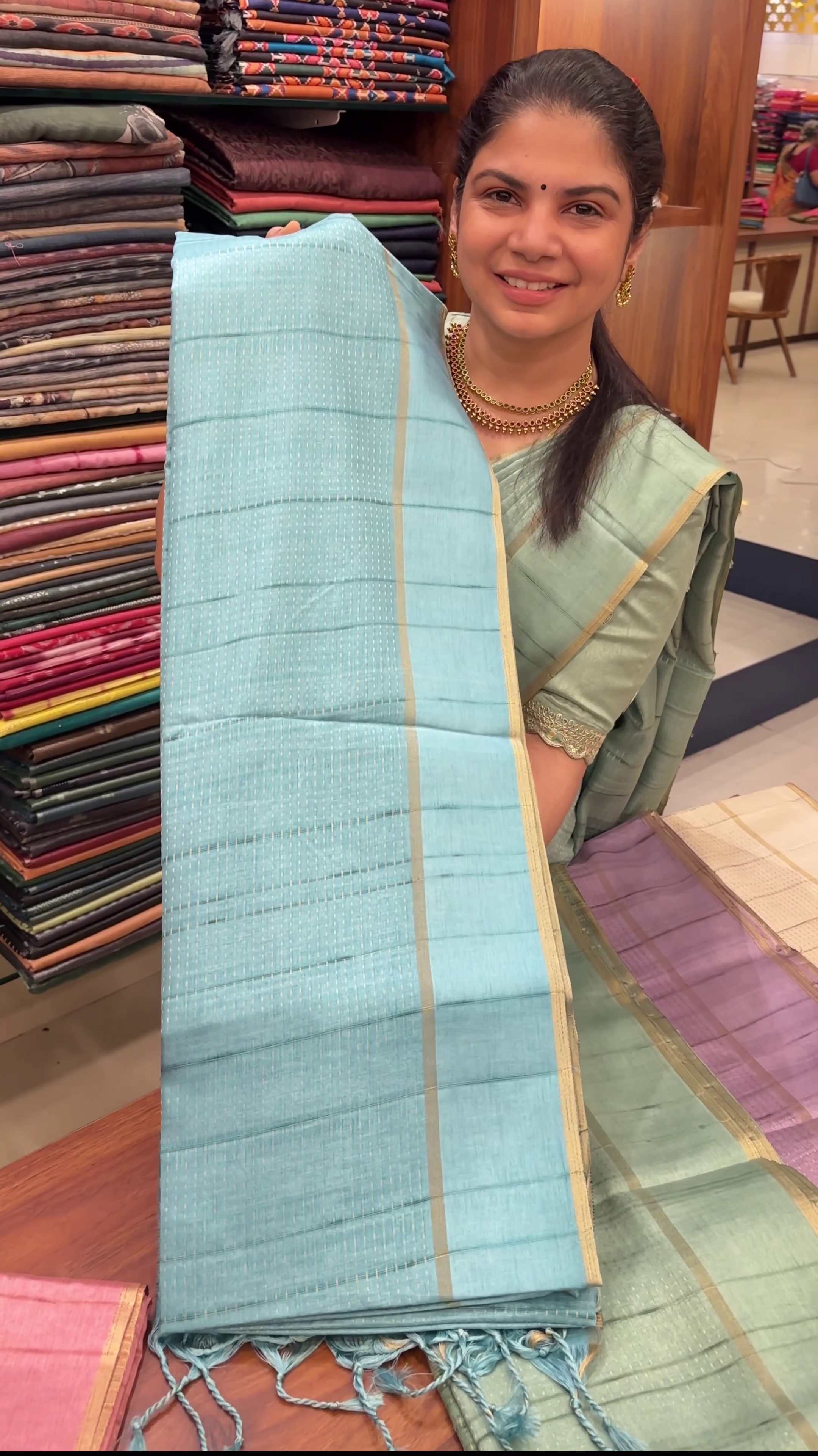 Handloom Matka Silk Saree | TTDS2896