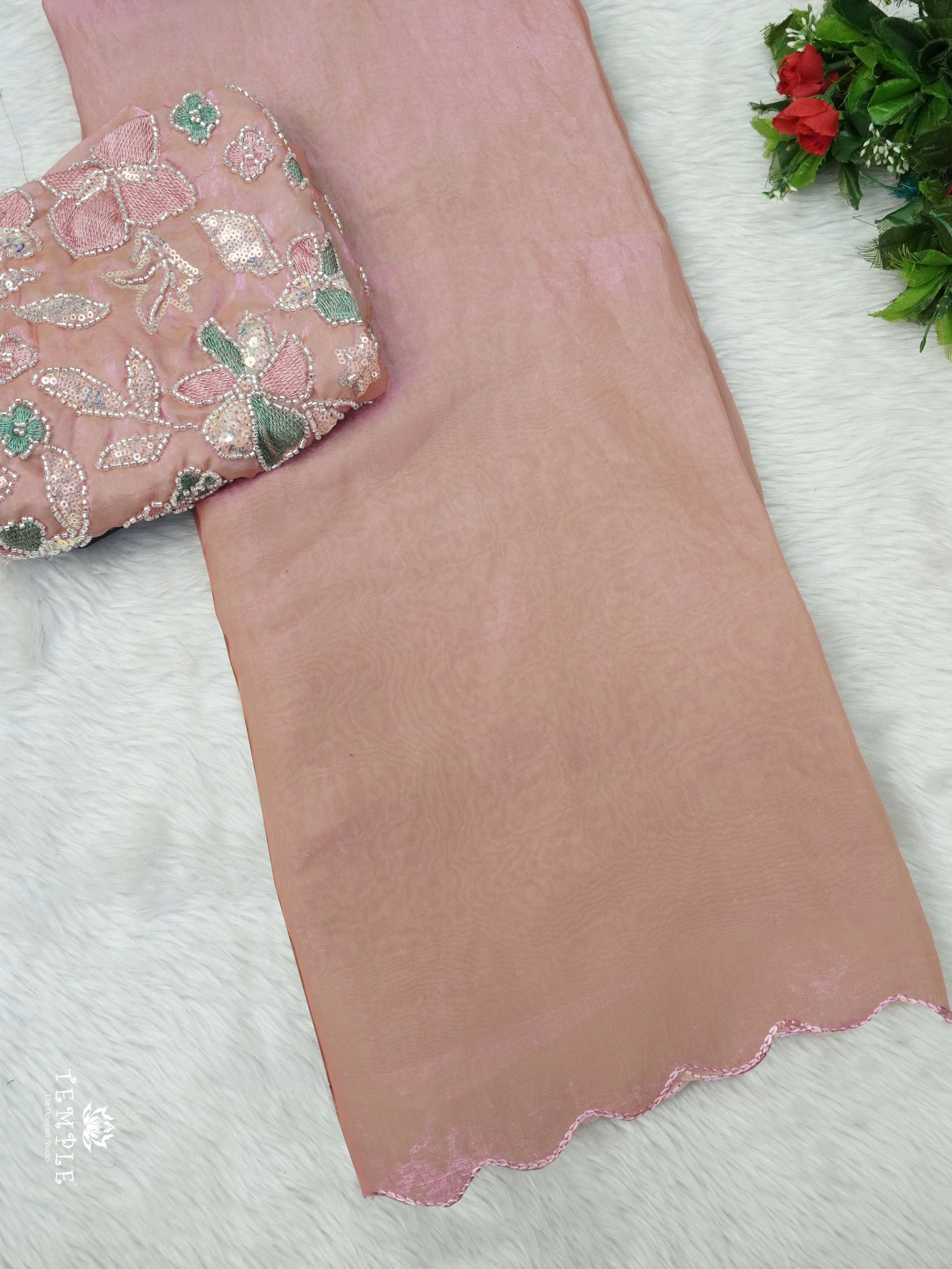 Designer Saree With Embroidery Blouse | TTDS2236